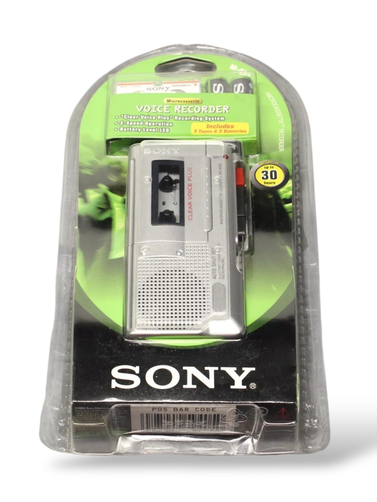Amazon.com: SONY M-455 Microcassette Recorder Value Pack (SONY